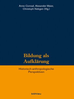 cover image of Bildung als Aufklärung